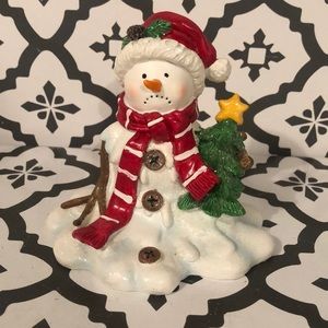 Melting Snowman Figurine